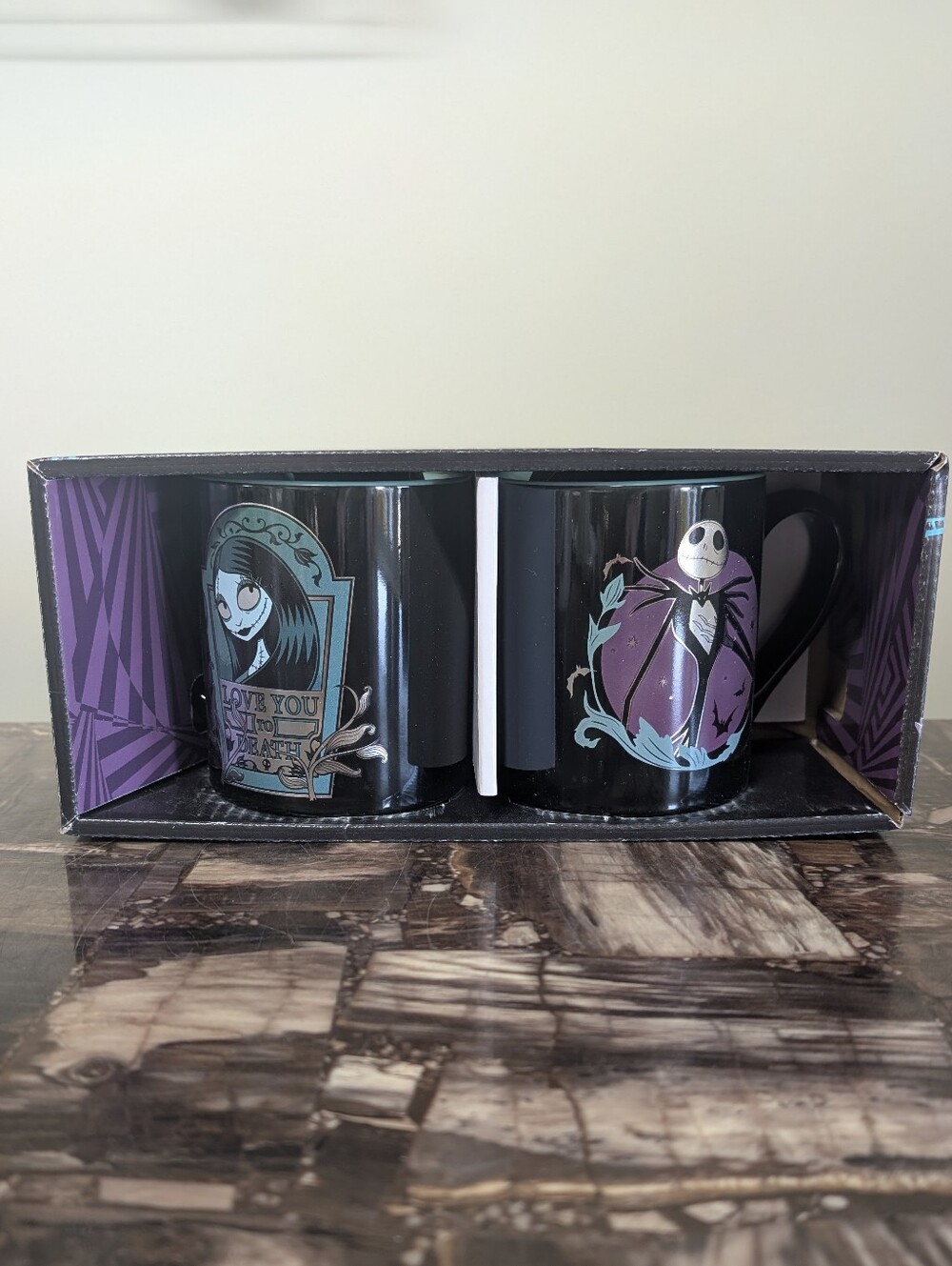 Disney Tim Burton's The Nightmare Before Christmas Jack & Sally Mug Set 🏴‍☠️